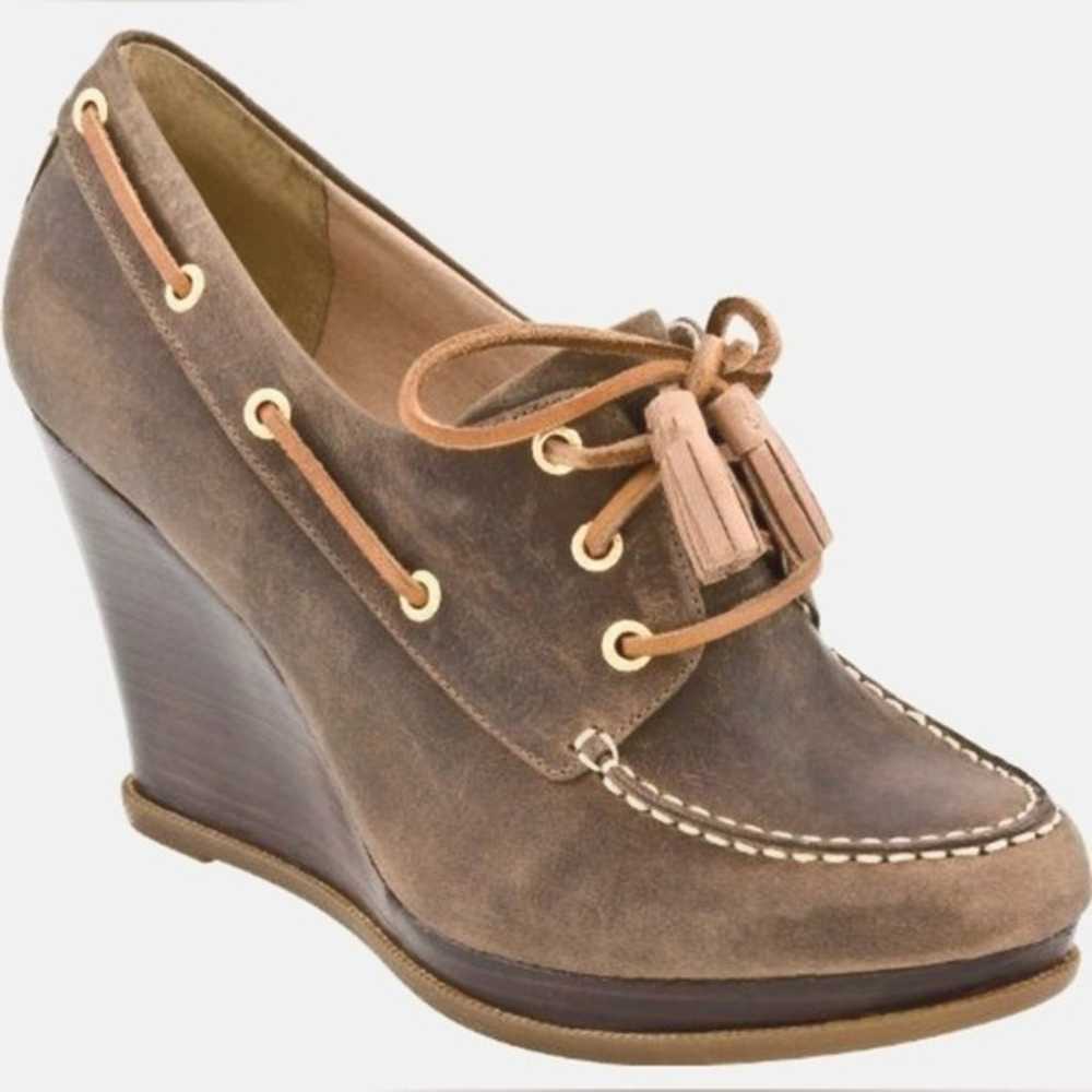 Sperry Top-Sider Seabourn Distressed Brown Oiled … - image 9