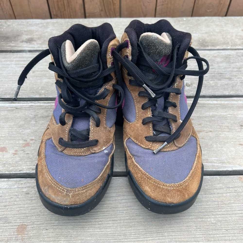 Vintage 90s Nike Caldera suede leather canvas hik… - image 2