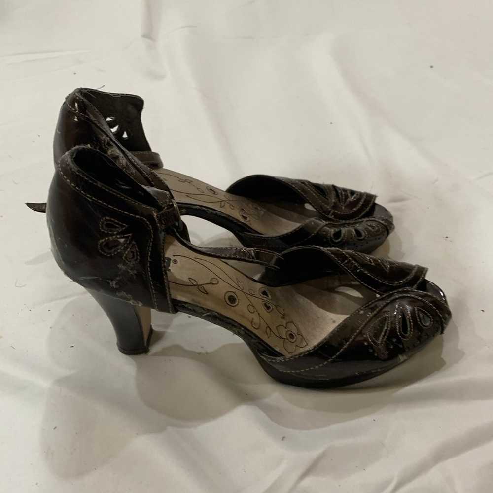 VINTAGE Y2K MUDD  BLACK HIGH HEELS SZ 9 - image 5