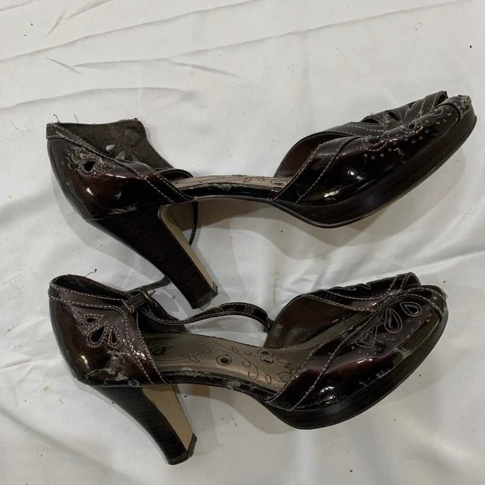 VINTAGE Y2K MUDD  BLACK HIGH HEELS SZ 9 - image 6