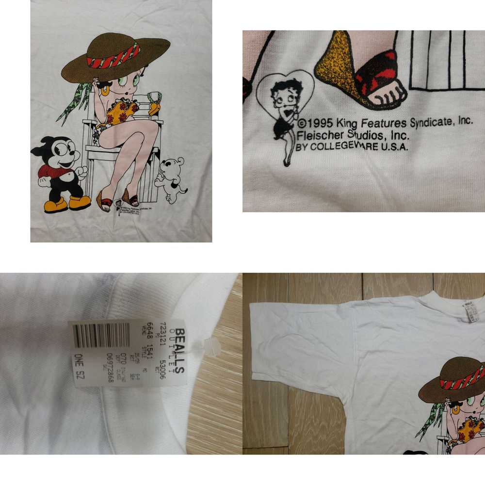 Alife Vintage 1995 Single Stitch Betty Boop Sexy … - image 4