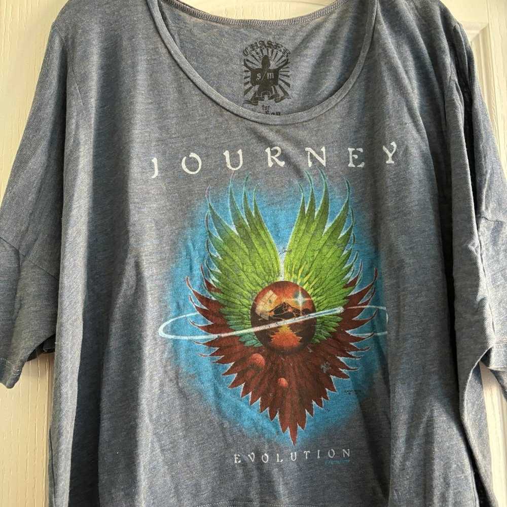 Chaser Rock Tee, Journey Evolution, Women’s S/M F… - image 2