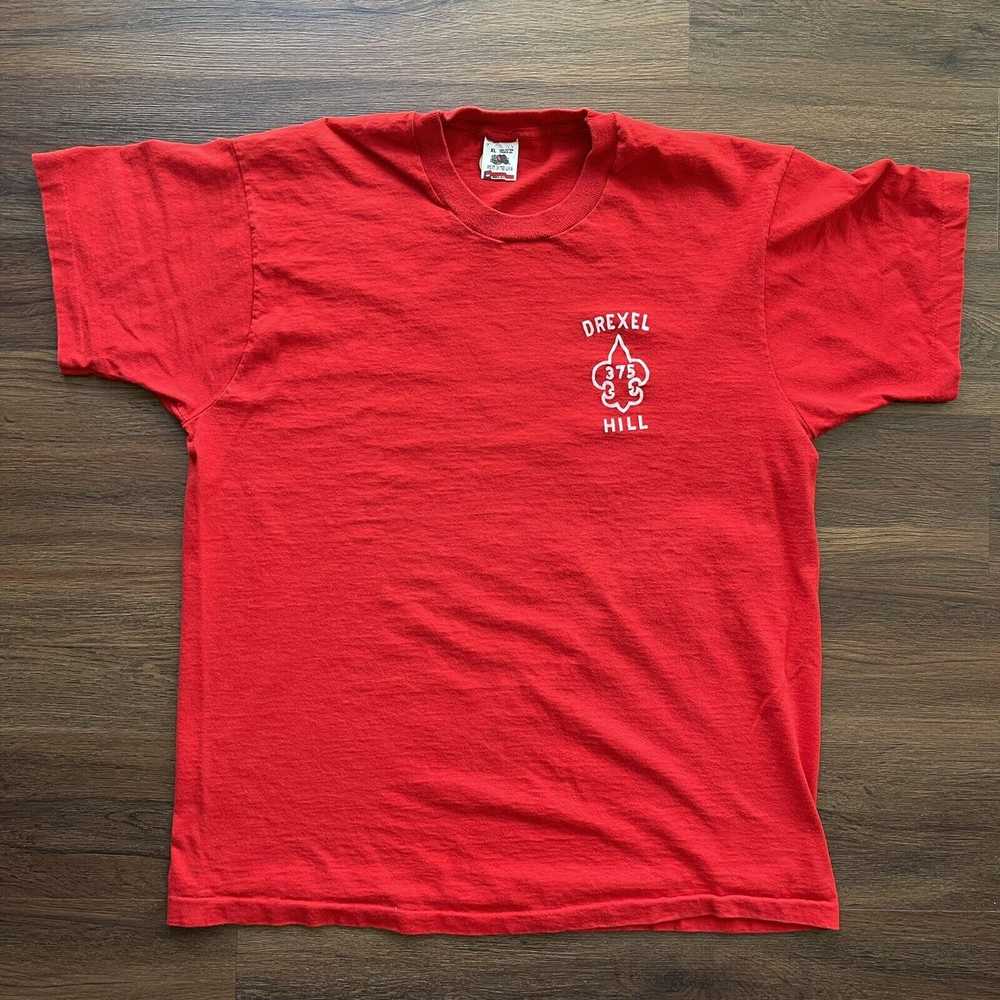 Fruit Of The Loom VTG Boy Scout Camp T-Shirt Trea… - image 5