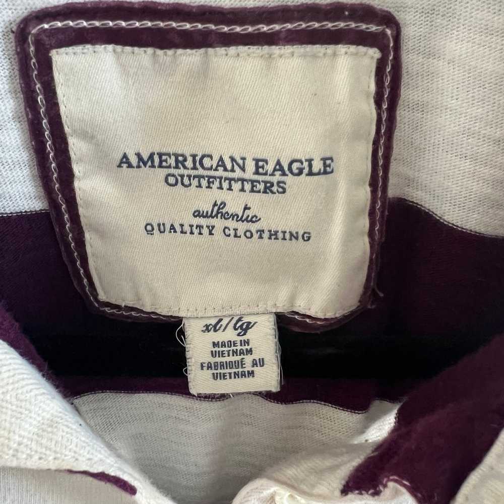 Vintage American Eagle Rugby Polo | Girls size XL… - image 5