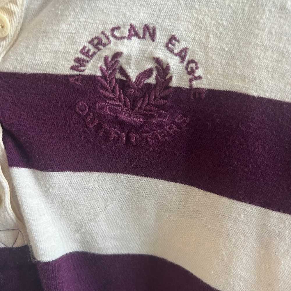 Vintage American Eagle Rugby Polo | Girls size XL… - image 6