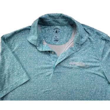 Vintage Johnnie-O Performance Polo Men's M Blue F… - image 1