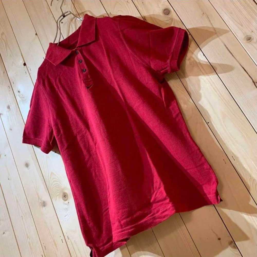 AE127 Nike polo shirt red women's size S poster - image 2