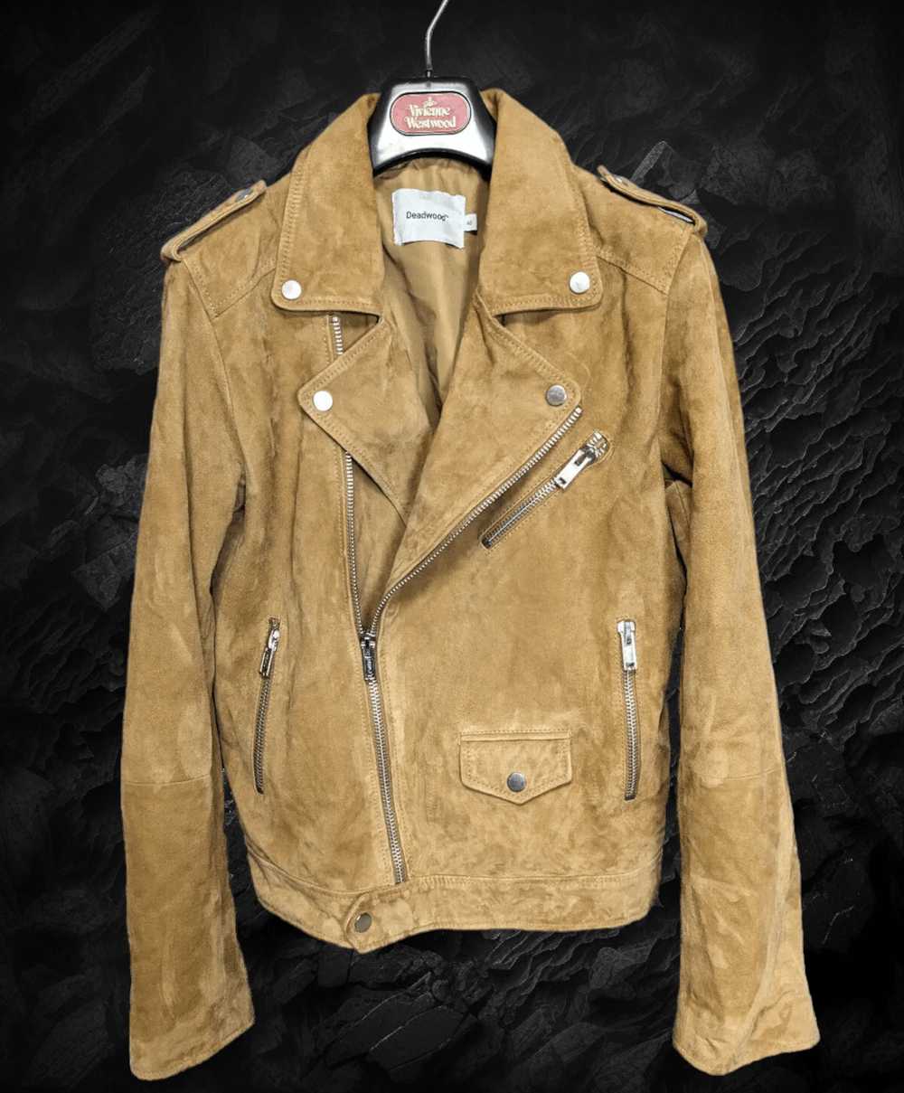 Deadwood Deadwood lamb suede leather jacket - image 1