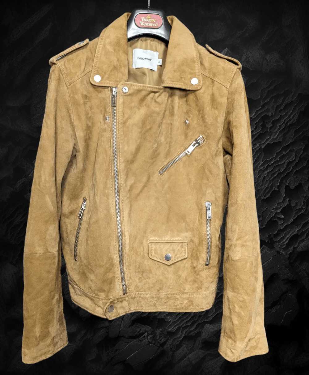 Deadwood Deadwood lamb suede leather jacket - image 3