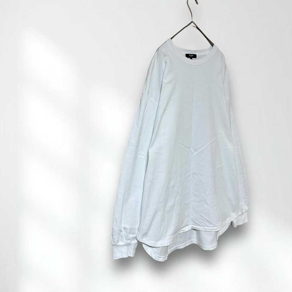 E3822 [Beams Heart] 100% cotton Long T-shirt Crew… - image 2