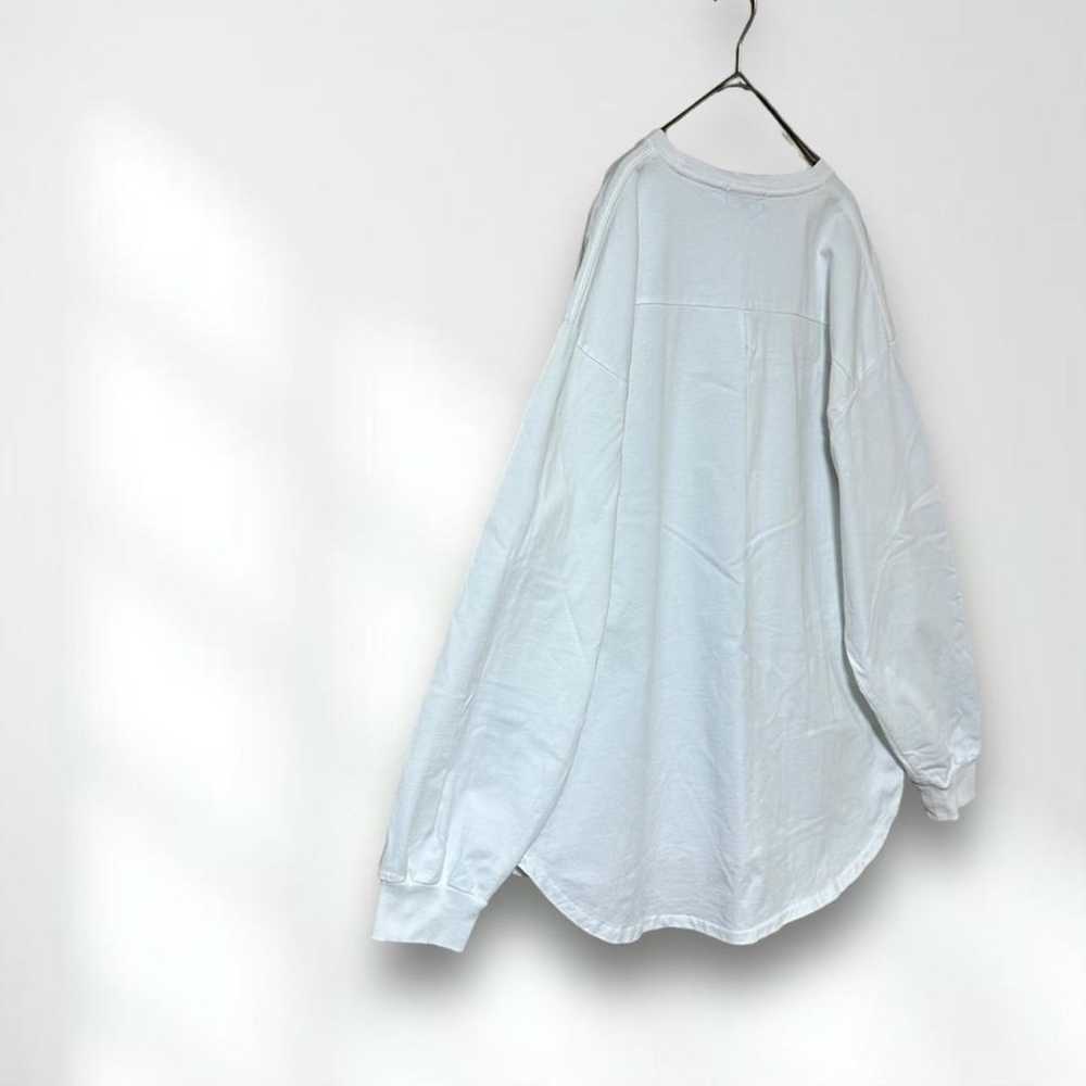 E3822 [Beams Heart] 100% cotton Long T-shirt Crew… - image 4