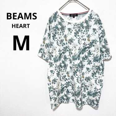 BEAMS HEAT BEAMS all-over patterned chest pocket t