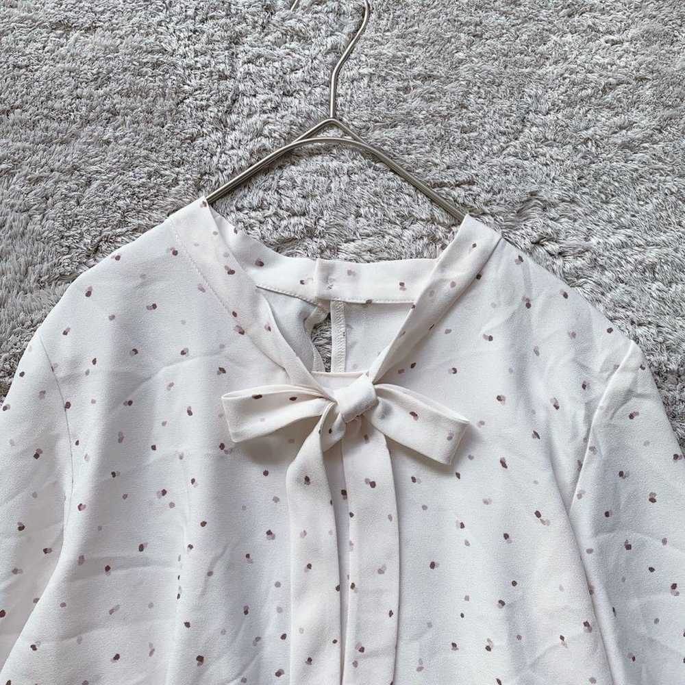 【any sis】Polka dot blouse (M)/Natural simple and … - image 3