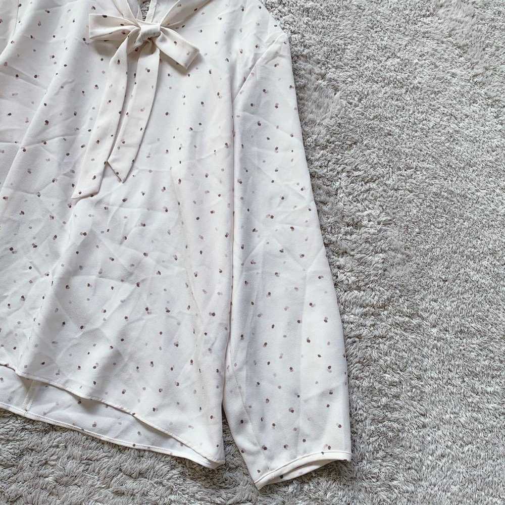 【any sis】Polka dot blouse (M)/Natural simple and … - image 5