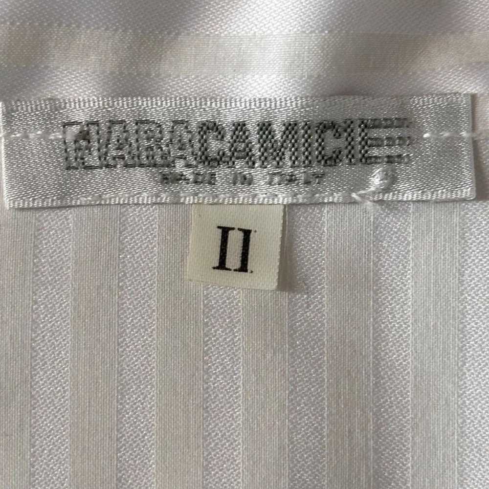 E5749 [Narakamīche] Italian-made Shirt White Stri… - image 6