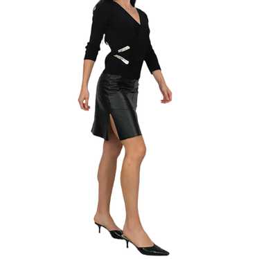 Bebe Leather Skirt (XS) - image 1