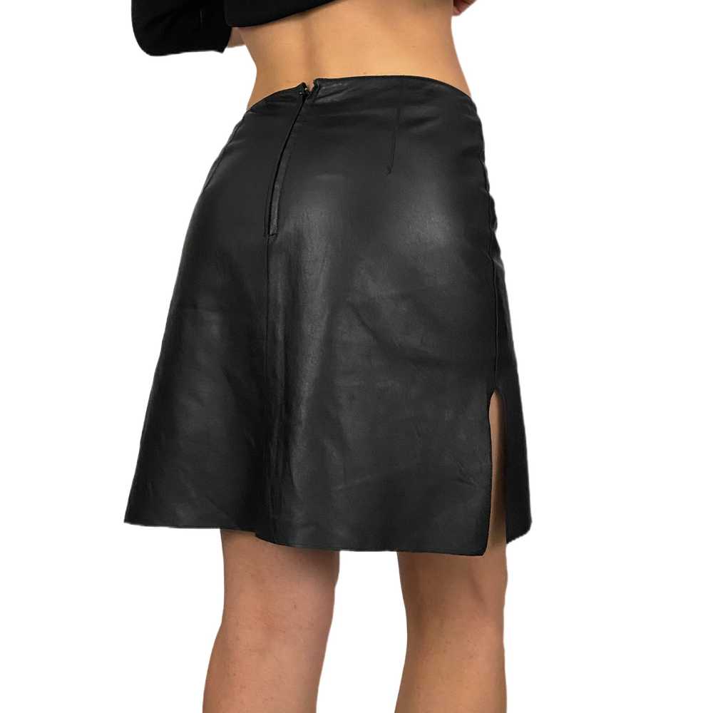 Bebe Leather Skirt (XS) - image 2