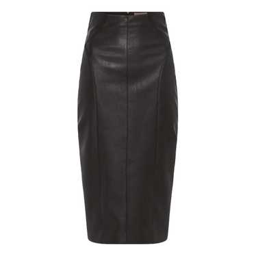 Manning Cartell Vegan leather mid-length skirt - image 1