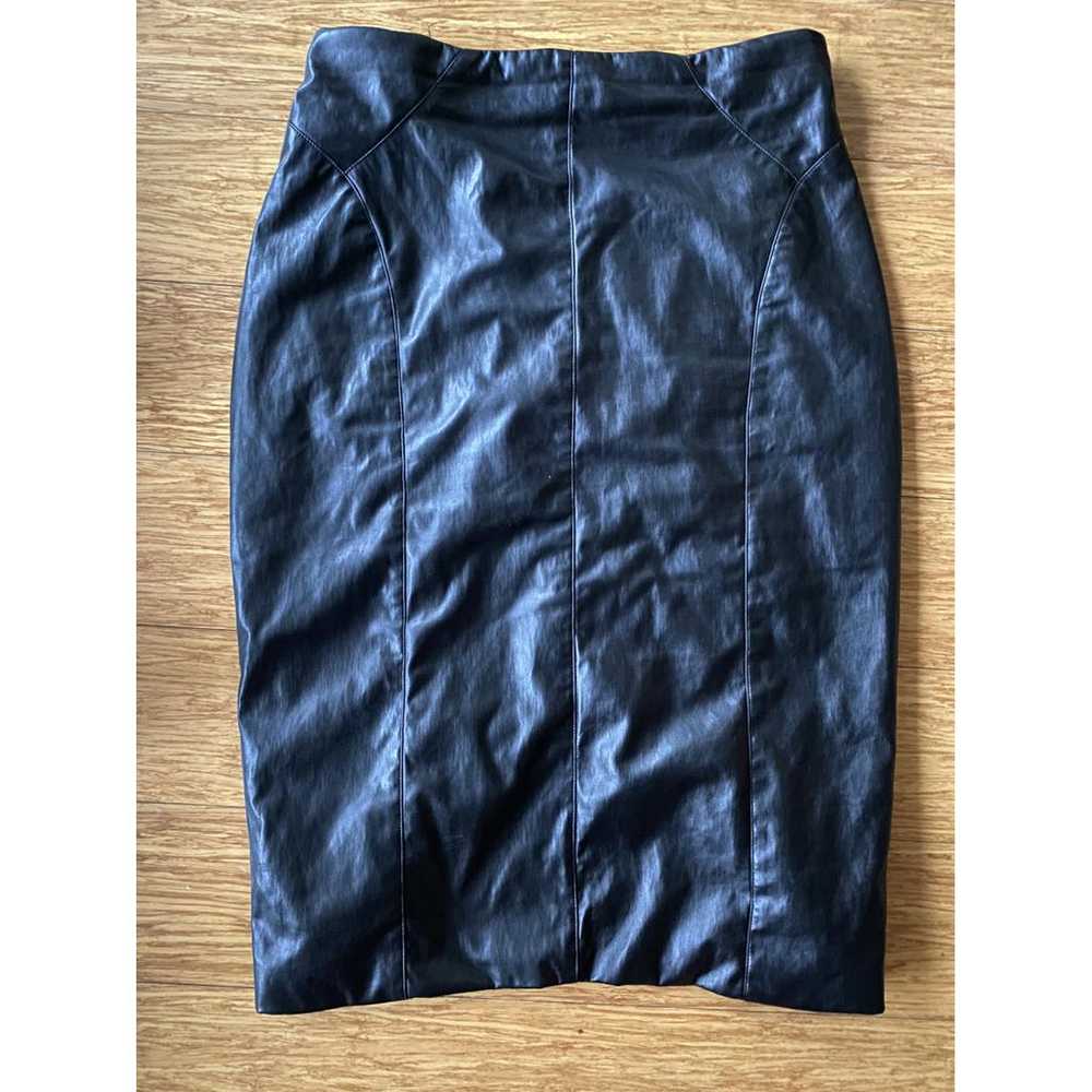 Manning Cartell Vegan leather mid-length skirt - image 4