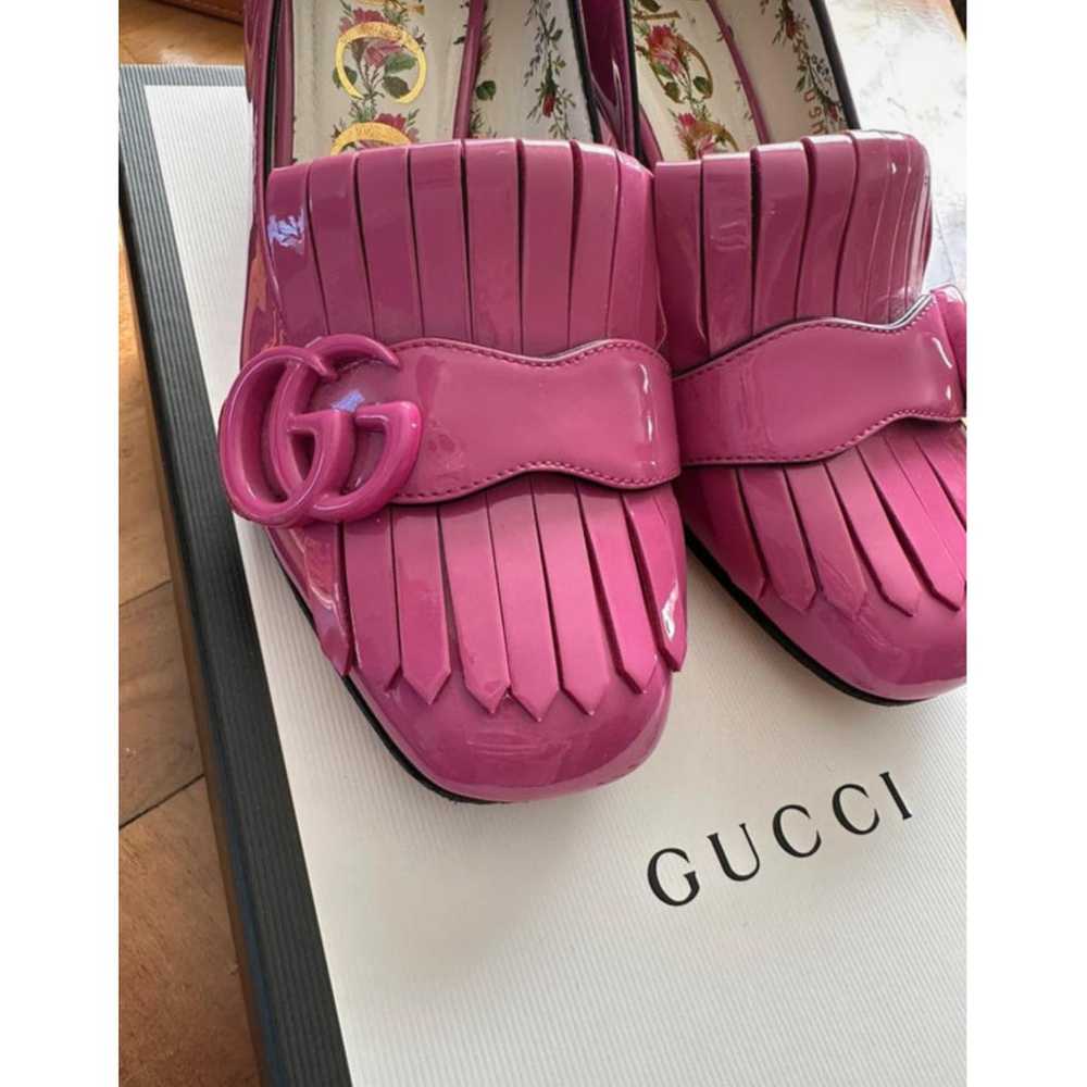 Gucci Marmont patent leather heels - image 11