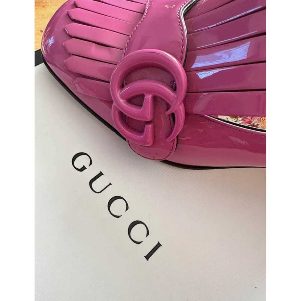 Gucci Marmont patent leather heels - image 4