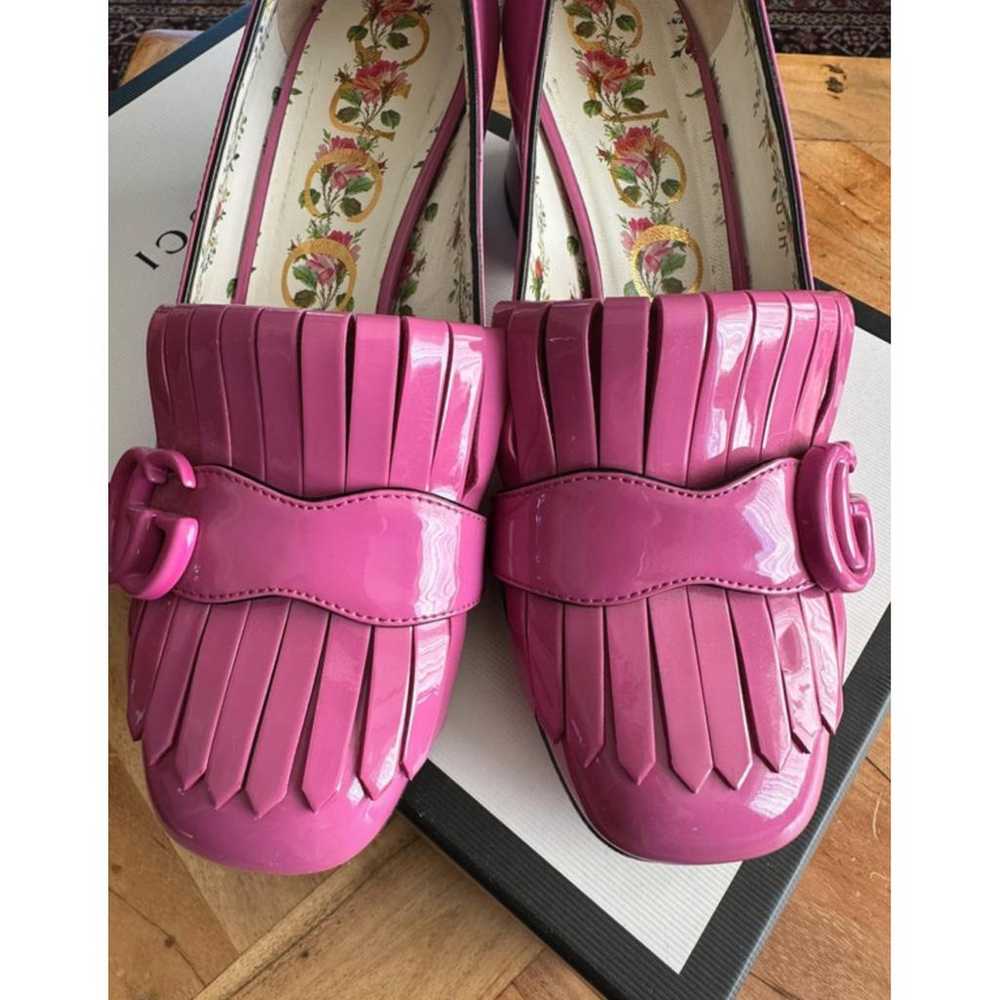 Gucci Marmont patent leather heels - image 6