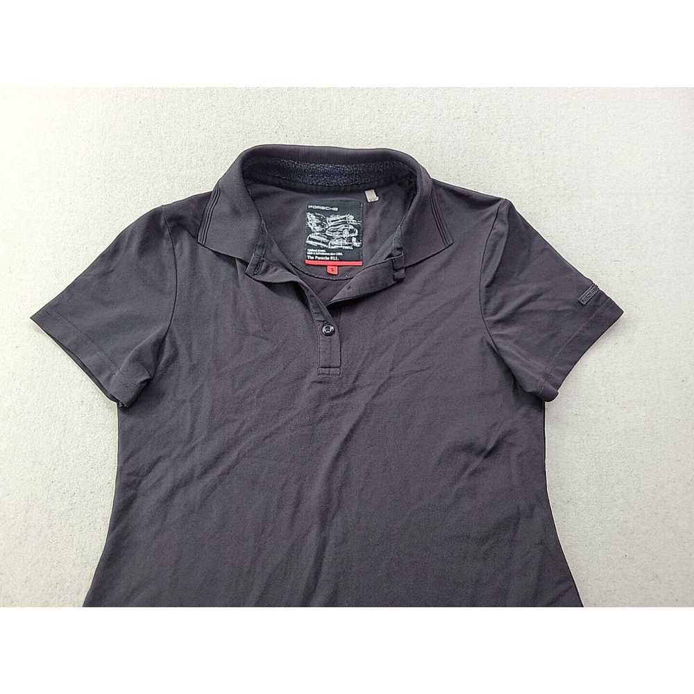 Vintage Porsche Women's S Black Performance Polo … - image 3