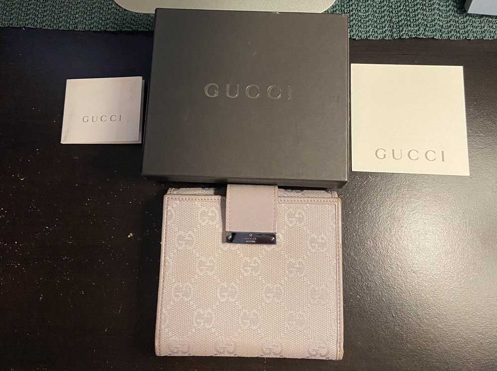 Gucci Monogram Trifold Wallet (Box Included) - image 3