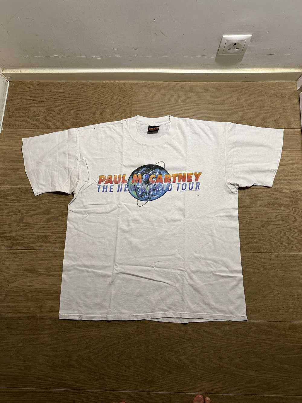 Band Tees × Vintage 1993 Paul McCartney New World… - image 1