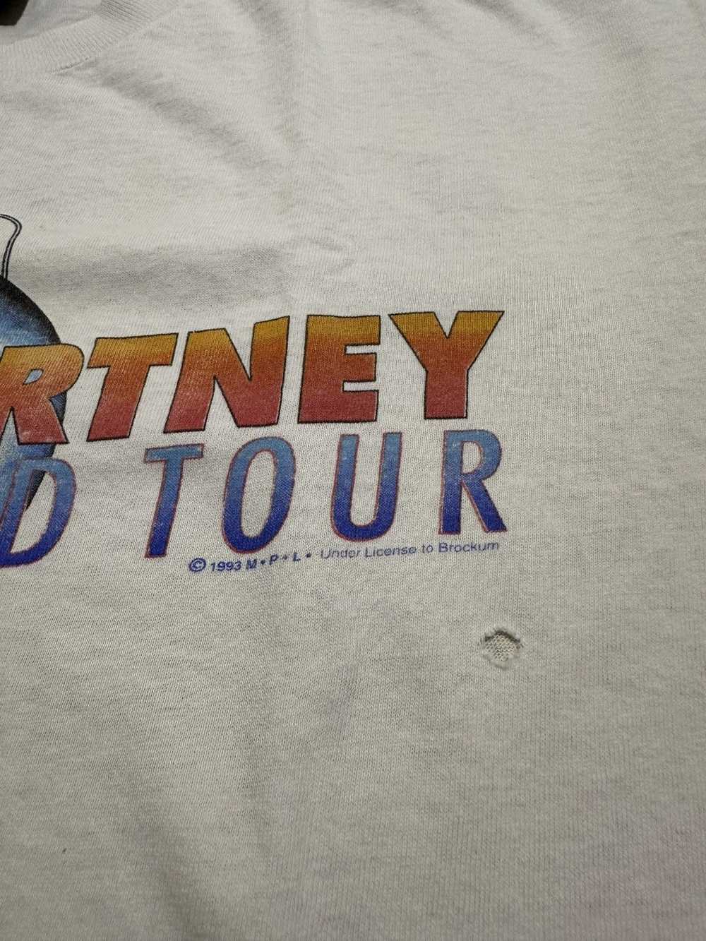 Band Tees × Vintage 1993 Paul McCartney New World… - image 4