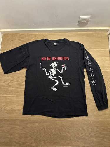 Band Tees × Vintage Social Distortion 1998 Long Sl