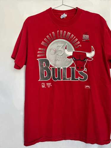 Chicago Bulls × Jerzees × Vintage Chicago bulls 3 