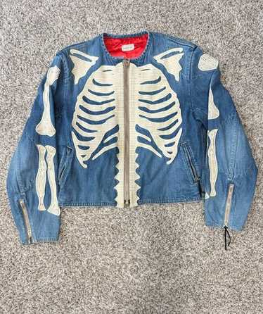 KAPITAL 12oz Denim Bone Crosby Jacket | Hypebeast