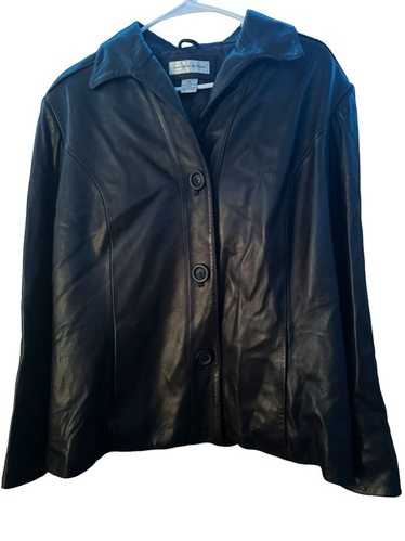 Preston & York Leather Jacket Black Genuine Pig Skin … - Gem