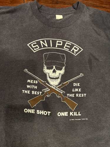 Rare × Vintage 1983 VTG SNIPER “one shot, one kill