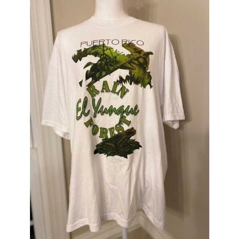 Hanes Vintage Rain Forest Puerto Rico T-shirt Siz… - image 1