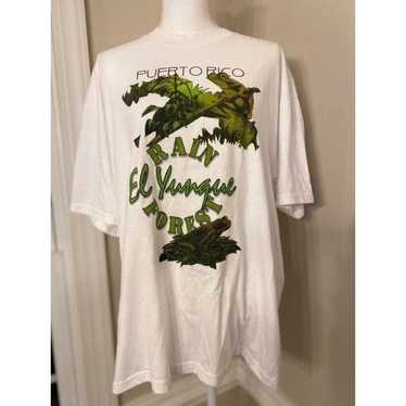 Hanes Vintage Rain Forest Puerto Rico T-shirt Siz… - image 1