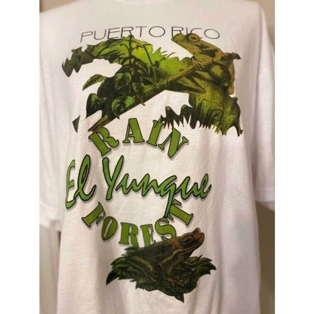 Hanes Vintage Rain Forest Puerto Rico T-shirt Siz… - image 2