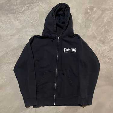 Thrasher Black thrasher magazine hoodie