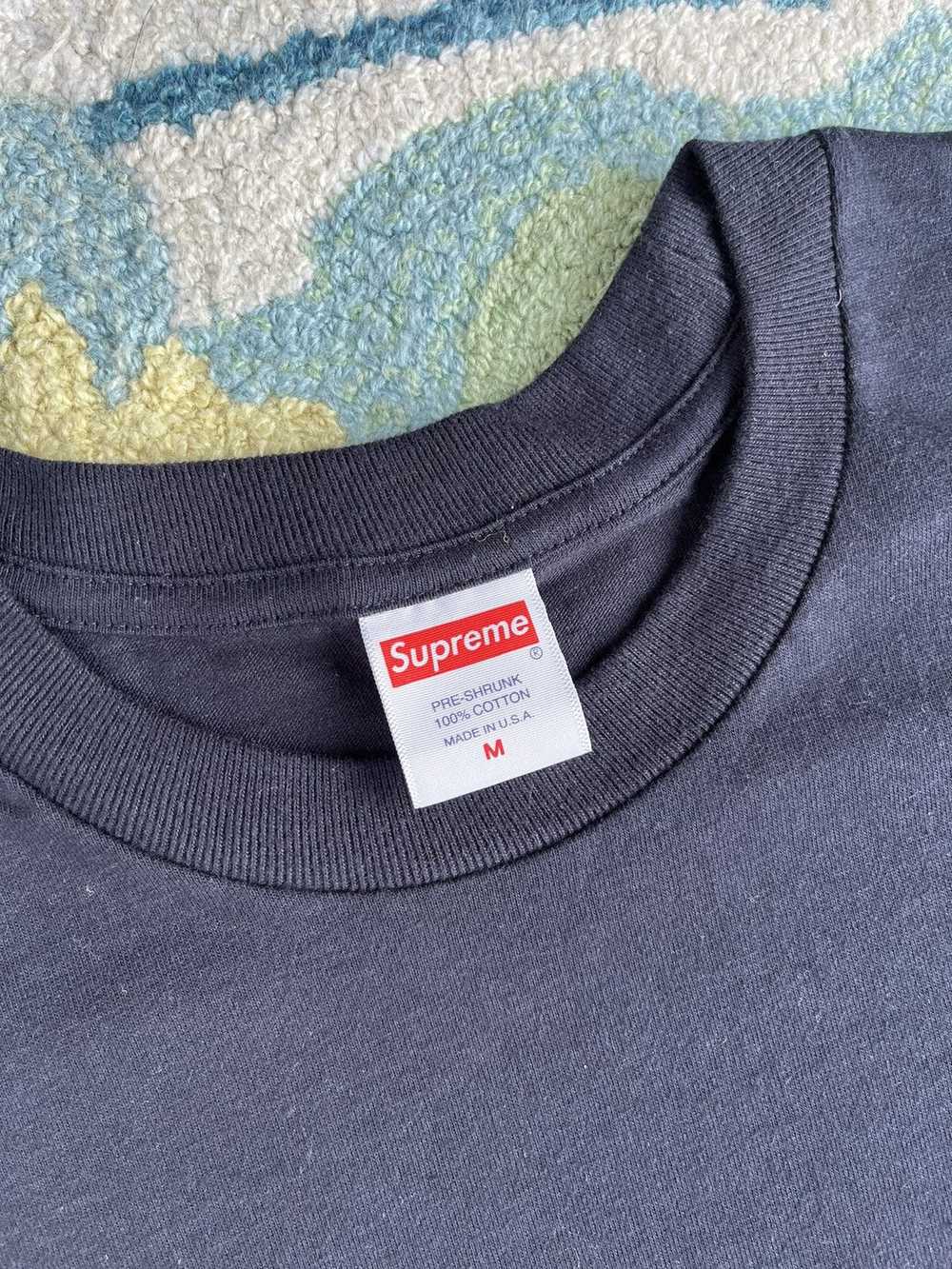 Supreme × Thrasher Supreme Thrasher L/S FW21 Navy - image 4