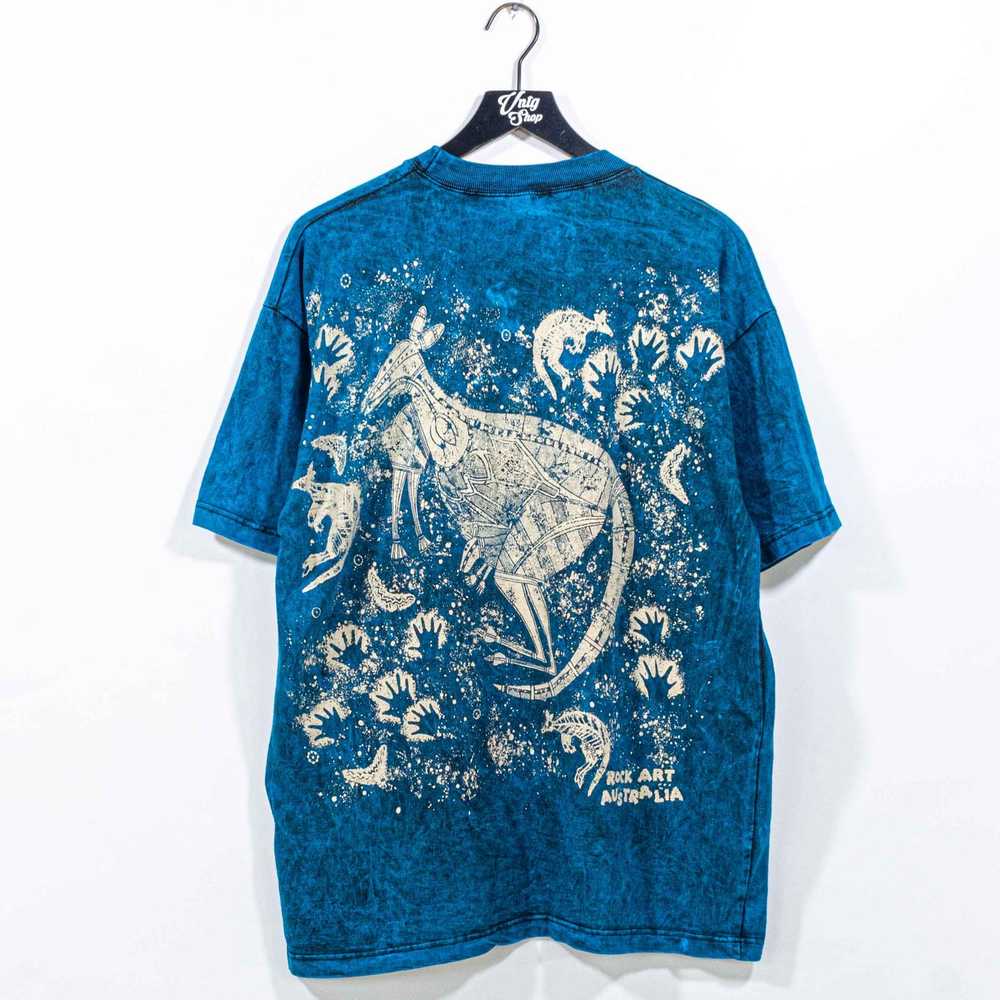 Art × Streetwear × Vintage Australia Rock Art T-S… - image 1