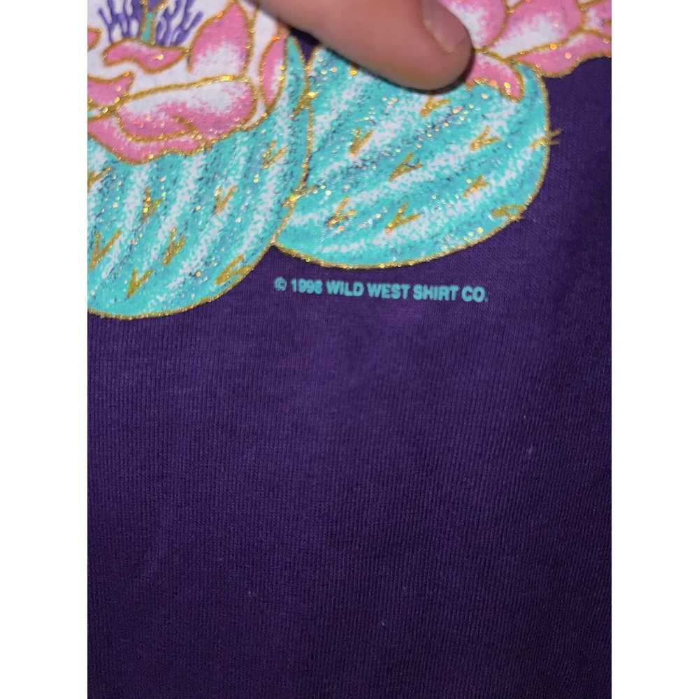 Jerzees 90s Vintage AZ Arizona Purple Cactus Grap… - image 6