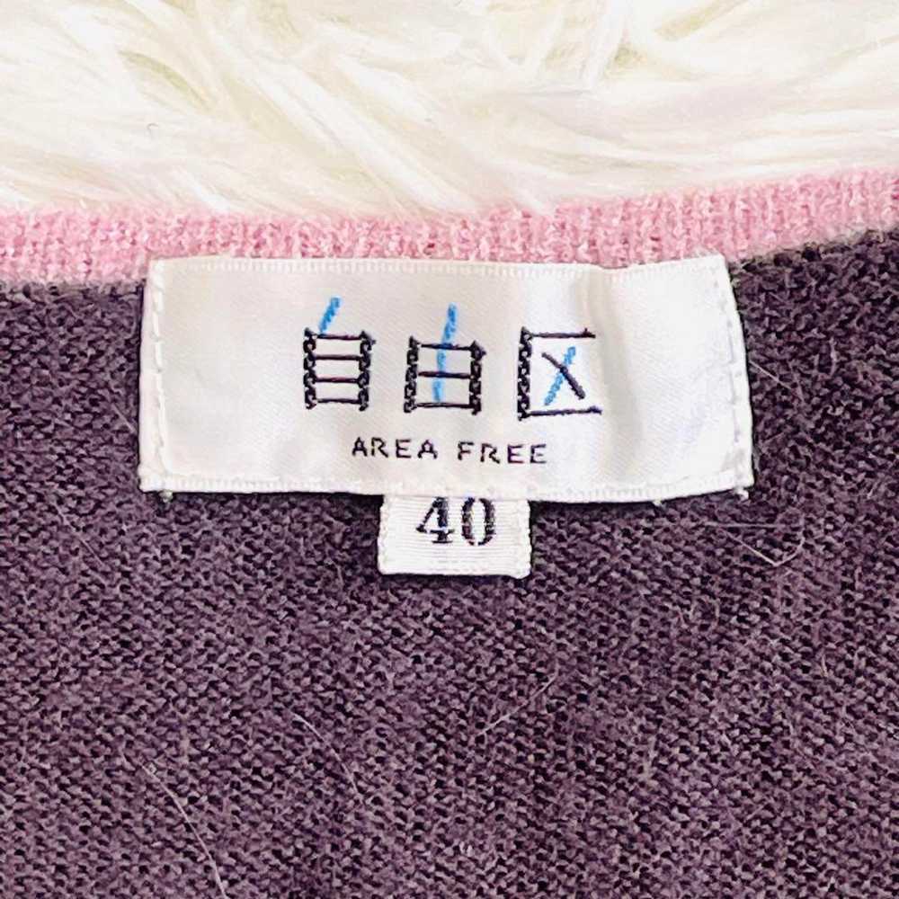 Free Area Jiyu Ku L, Angola Blend Wool Square Nec… - image 7