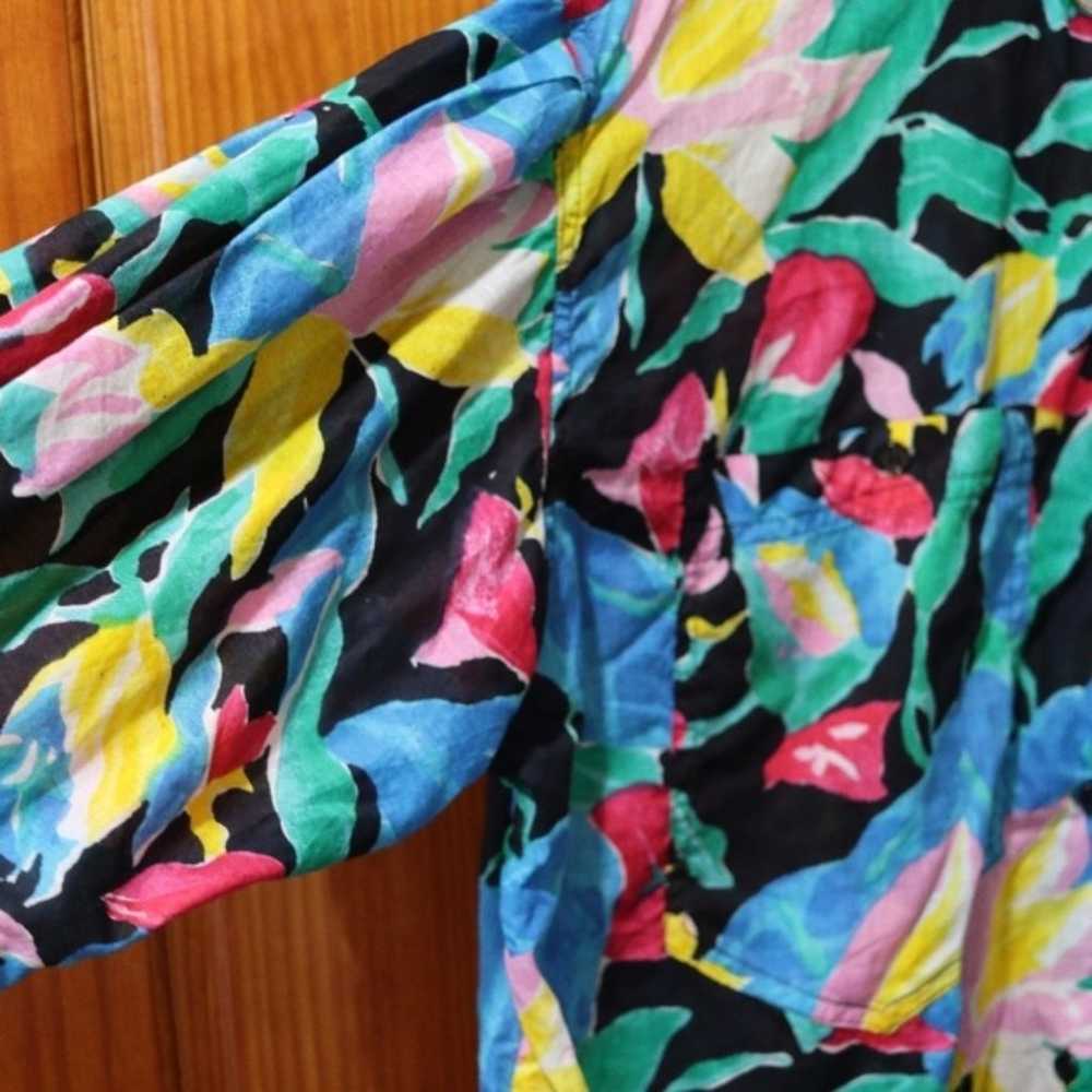 Vintage Beached Crazy Bright Funky Tropical Bold … - image 3