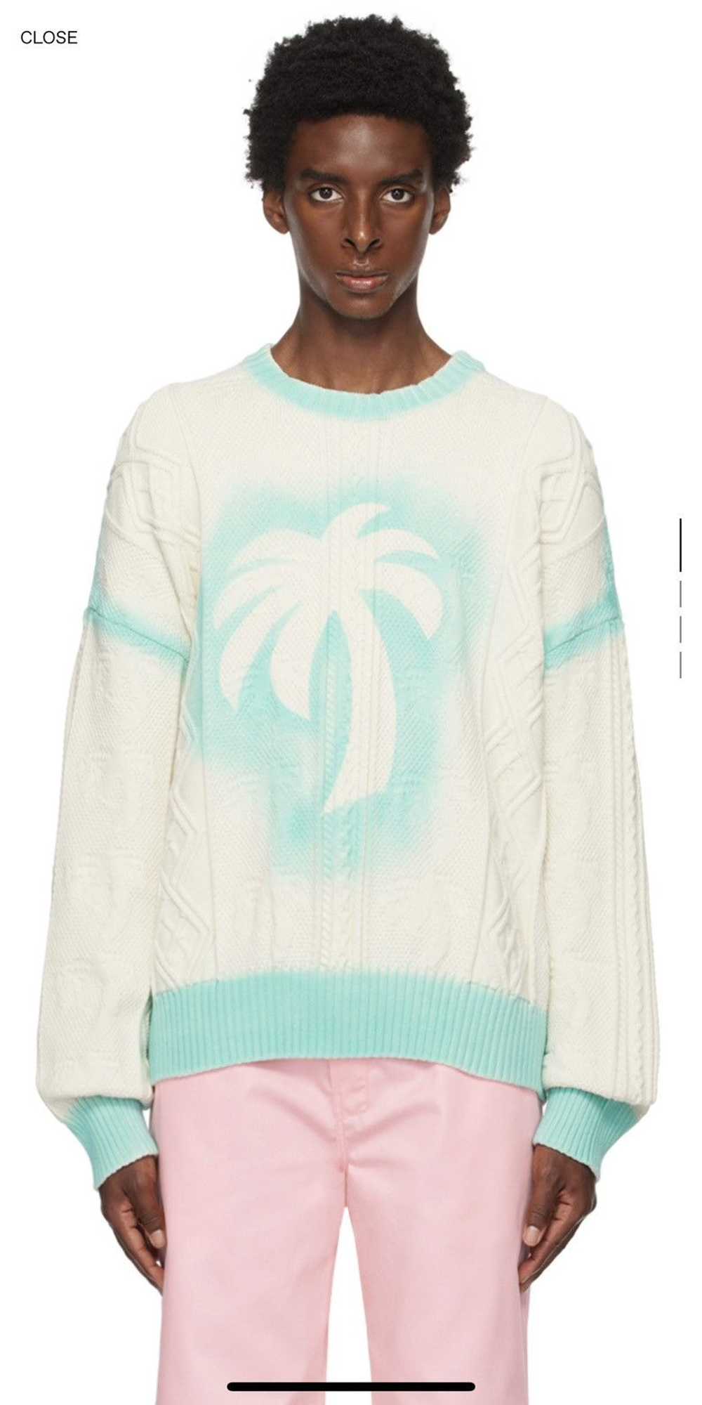 Palm Angels Palm Angels Off White Sprayed Palm Sw… - image 1