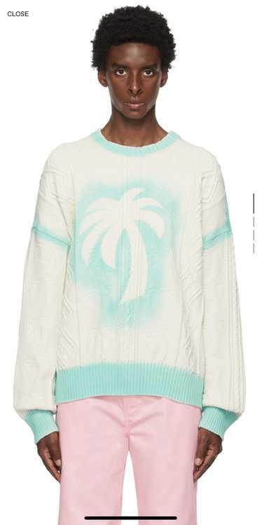 Palm Angels Palm Angels Off White Sprayed Palm Sw… - image 1