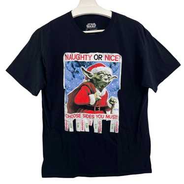 Star Wars Star Wars Santa Yoda T Shirt Tee Size La