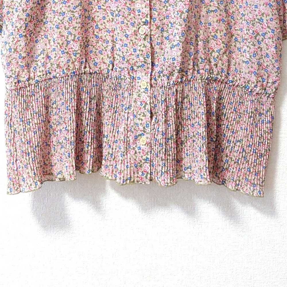 # 11号　Liberty Pleats Frill Floral Print All-Over … - image 2