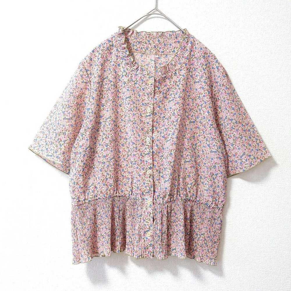 # 11号　Liberty Pleats Frill Floral Print All-Over … - image 9