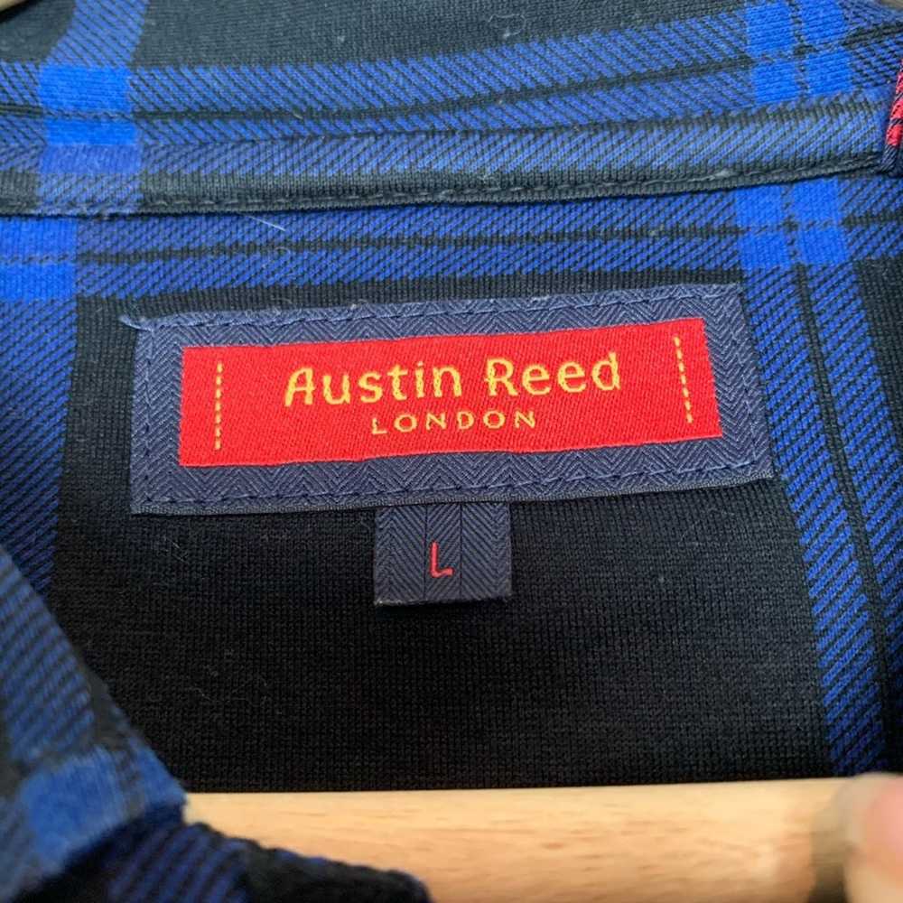 Austin Reed Vintage Austin Reed Black & Blue Plai… - image 9